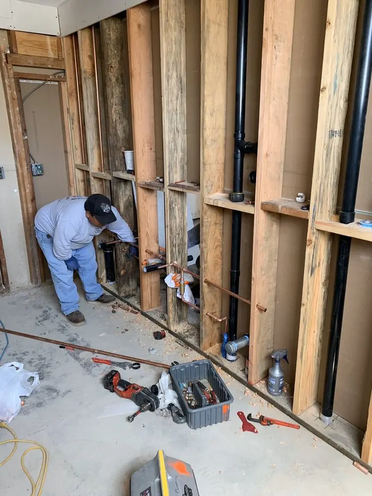 Commercial rough-in plumbing for Gas Line Repair in Sugar Land
